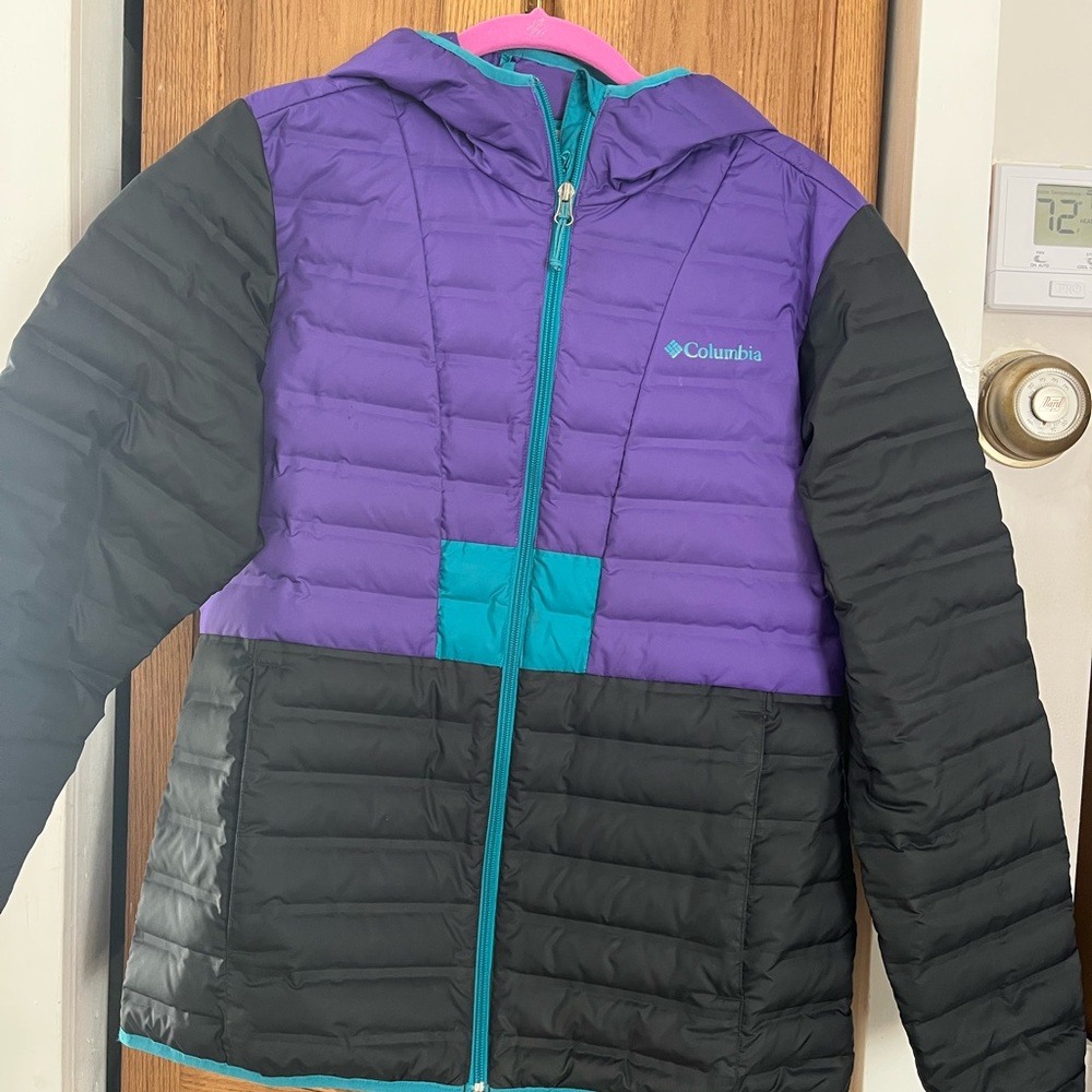 Columbia Colorblock Puffer Jacket Women's Size Med